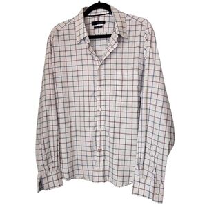 Classic White Checkered Men's Shirt
